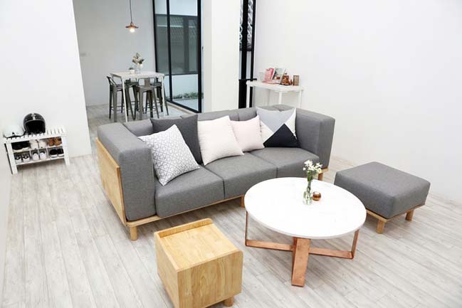 Cải tạo nhà cấp 4 thành căn hộ trắng sáng