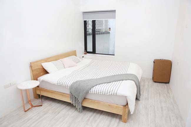 Cải tạo nhà cấp 4 thành căn hộ trắng sáng